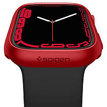 Чохол Spigen для Apple Watch 7 (45 mm) Thin Fit, Metallic Red (ACS04177), фото 5