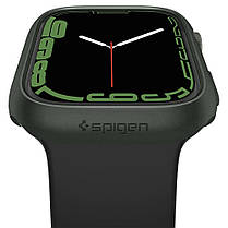 Чохол Spigen для Apple Watch 7 / 8 / 9 (45 mm) Thin Fit, Military Green (ACS04175), фото 4