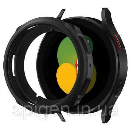 Чохол Spigen для Galaxy Watch 5 / 4 (44 mm) — Liquid Air, Black (ACS05391), фото 1