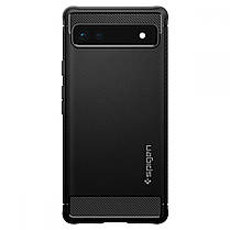 Чохол Spigen для Goggle Pixel 6A - Rugged Armor, Black (ACS04476), фото 3
