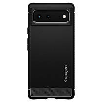 Чохол Spigen для Google Pixel 6 — Rugged Armor, Matte Black (ACS03437), фото 3