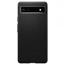Чохол Spigen для Google Pixel 6A — Liquid Air, Matte Black (ACS04474), фото 3