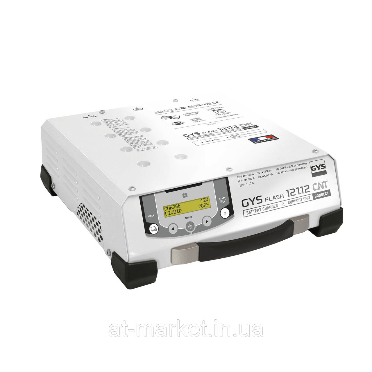 Зарядний пристрій GYSFLASH 121.12 CNT FV (кабелі 5 м) 026971