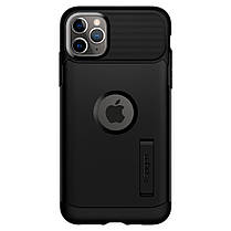 Чохол Spigen для iPhone 11 Pro — Slim Armor, Black (077CS27107), фото 4