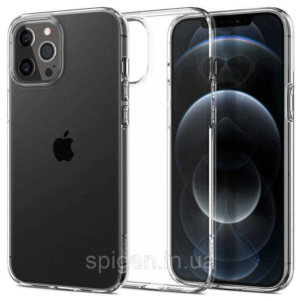 Чохол Spigen для iPhone 12 / 12 Pro Liquid Crystal, Crystal Clear (ACS01697)