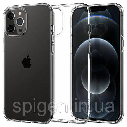 Чохол Spigen для iPhone 12 / 12 Pro Liquid Crystal, Crystal Clear (ACS01697), фото 1