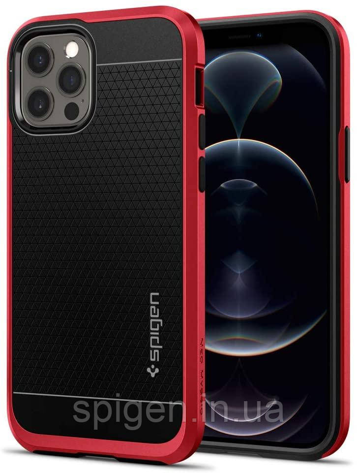 Чохол Spigen для iPhone 12 / iPhone 12 Pro — Neo Hybrid, RED (ACS02255)