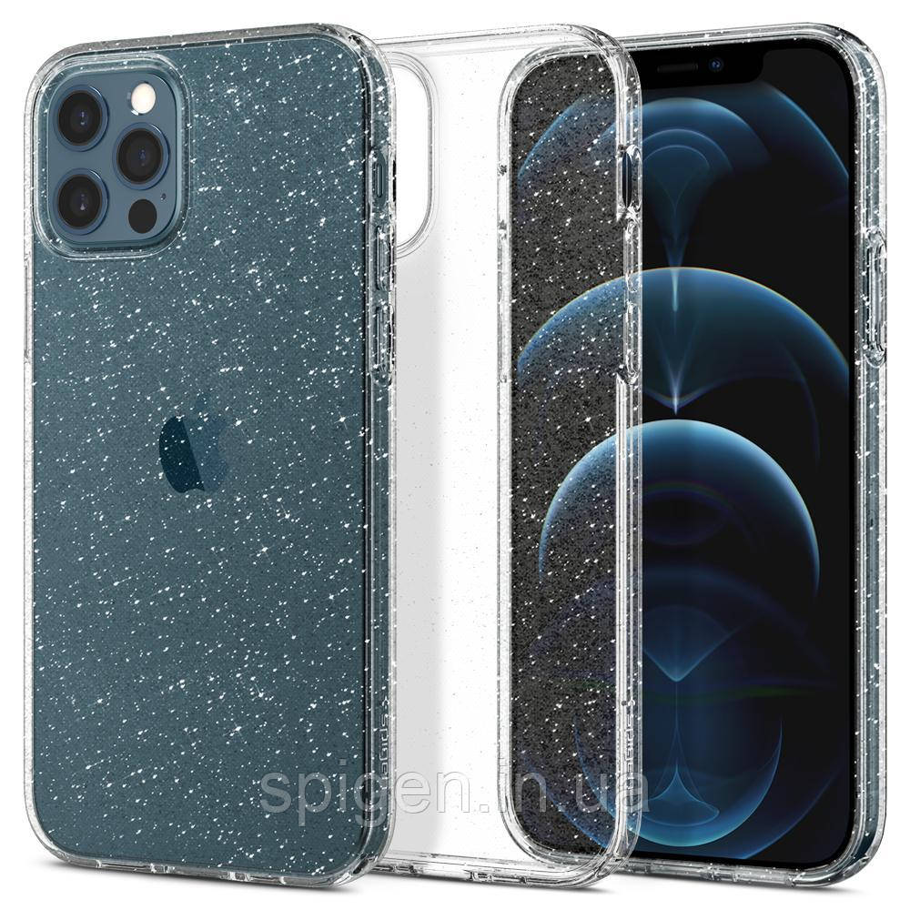 Чохол Spigen для iPhone 12/ iPhone 12 Pro Liquid Crystal Glitter, (пошкоджена упаковка) (ACS01698)