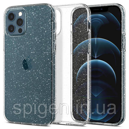 Чохол Spigen для iPhone 12/ iPhone 12 Pro Liquid Crystal Glitter, (пошкоджена упаковка) (ACS01698), фото 1