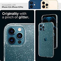 Чохол Spigen для iPhone 12/ iPhone 12 Pro Liquid Crystal Glitter, (пошкоджена упаковка) (ACS01698), фото 5