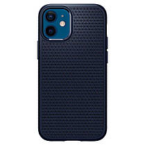 Чехол Spigen для iPhone 12 mini - Liquid Air, Navy Blue (ACS02256), фото 3
