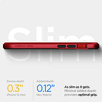 Чехол Spigen для iPhone 12 mini (5.4") - Neo Hybrid, RED (ACS02260), фото 3