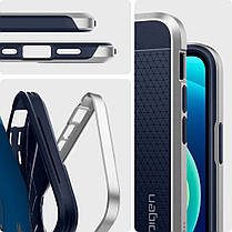 Чехол Spigen для iPhone 12 mini (5.4") - Neo Hybrid, Satin Silver (ACS02259), фото 3