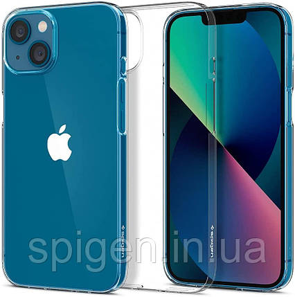 Чохол Spigen для iPhone 13 — AirSkin, Crystal Clear (ACS03514), фото 1