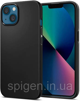 Чохол Spigen для iPhone 13 — Thin Fit, Black (ACS03677), фото 1