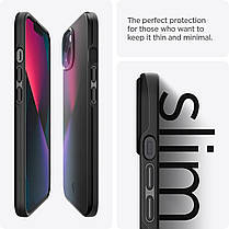 Чохол Spigen для iPhone 13 — Thin Fit, Black (ACS03677), фото 6