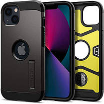 Чохол Spigen для iPhone 13 — Tough Armor, Gunmetal (ACS03538), фото 3