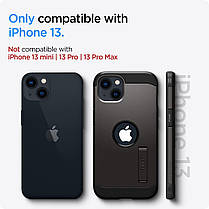 Чохол Spigen для iPhone 13 — Tough Armor, Gunmetal (ACS03538), фото 5
