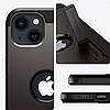 Чохол Spigen для iPhone 13 — Tough Armor, Gunmetal (ACS03538), фото 9