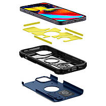 Чохол Spigen для iPhone 13 — Tough Armor, Navy Blue (ACS03541), фото 3