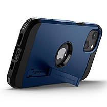 Чохол Spigen для iPhone 13 — Tough Armor, Navy Blue (ACS03541), фото 5