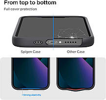 Чехол Spigen для iPhone 13 mini - Silicone Fit, Black (ACS03339), фото 6