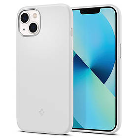 Чохол Spigen для iPhone 13 mini — Silicone Fit, White (ACS03229)