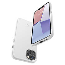 Чохол Spigen для iPhone 13 mini — Silicone Fit, White (ACS03229), фото 6