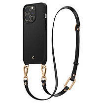 Чохол Spigen для iPhone 13 Pro — Cyrill, Classic Charm, з ремінцем, Чорний (ACS03582), фото 5