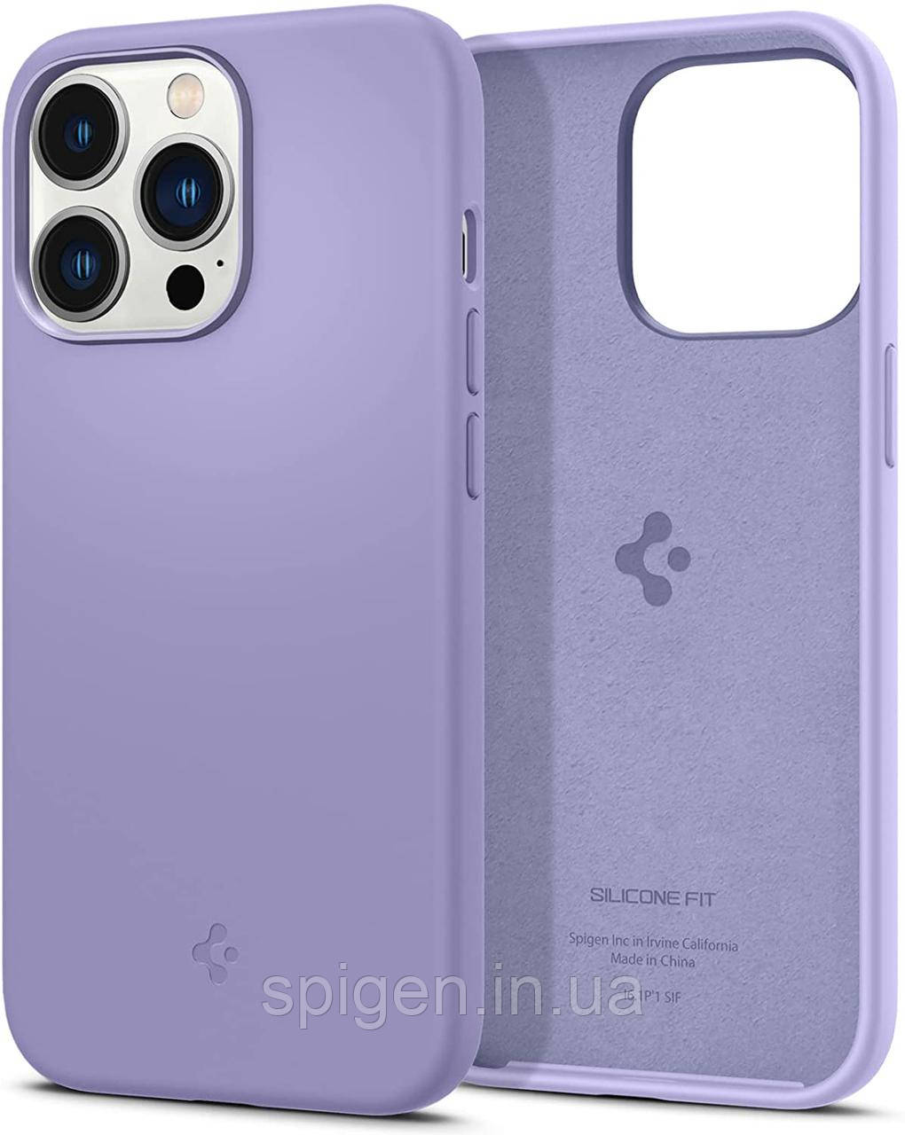 Чохол Spigen для iPhone 13 Pro — Silicone Fit, Iris Purple (ACS03286)