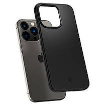 Чохол Spigen для iPhone 13 Pro — Thin Fit, Black (ACS03675), фото 3
