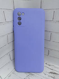Чохол накладка для Samsung Galaxy A03s A037F протиударний бампер violet