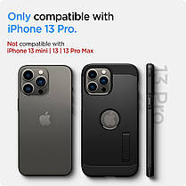 Чехол Spigen для iPhone 13 Pro - Tough Armor, Black (ACS03277), фото 4