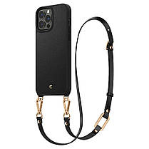 Чохол Spigen для iPhone 13 Pro Max — Cyrill, Classic Charm, з ремінцем, Чорний (ACS03176), фото 5
