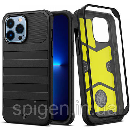 Чехол Spigen для iPhone 13 Pro Max - Geo Armor 360, Black (ACS03235), фото 2