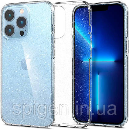 Чехол Spigen для iPhone 13 Pro Max - Liquid Crystal Glitter, Crystal Quartz (ACS03198), фото 1