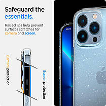 Чехол Spigen для iPhone 13 Pro Max - Liquid Crystal Glitter, Crystal Quartz (ACS03198), фото 5