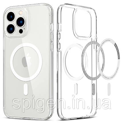 Чохол Spigen для iPhone 13 Pro Max - Hybrid Ultra MagSafe, White (ACS03210), фото 1
