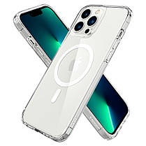 Чохол Spigen для iPhone 13 Pro Max - Hybrid Ultra MagSafe, White (ACS03210), фото 3