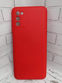 Чохол накладка для Samsung Galaxy A03s A037F протиударний бампер червоний
