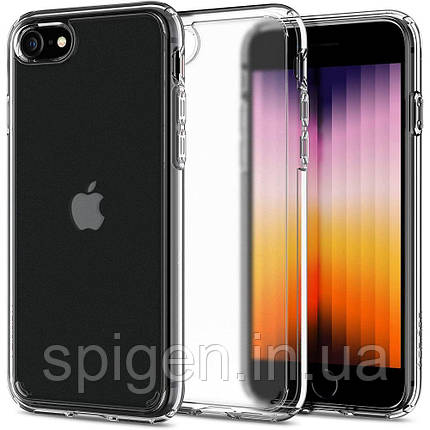 Чехол Spigen для iPhone SE 2022/ 2020/ 8/ 7 - Ultra Hybrid, Frost Cleare (ACS04354), фото 1