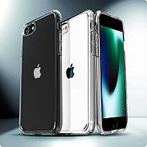 Чехол Spigen для iPhone SE 2022/ 2020/ 8/ 7 - Ultra Hybrid, Frost Cleare (ACS04354), фото 3