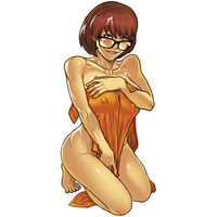 Velma. Scooby Doo. стікер вологостійкий 10*6 см