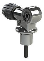 Вентиль для балона дайвінг Apeks одинарний Din з перехідником на Yoke