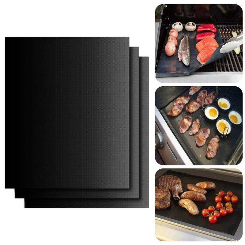 Килимок антипригарний для гриля і барбекю BBQ Grill Mat 33 х 40 см