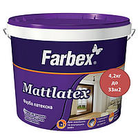 Краска латексная Farbex MattLatex 4,2 кг белый (205352)