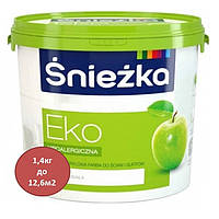 Краска гипоаллергенная Sniezka Эко 1,4 кг белый (205342)