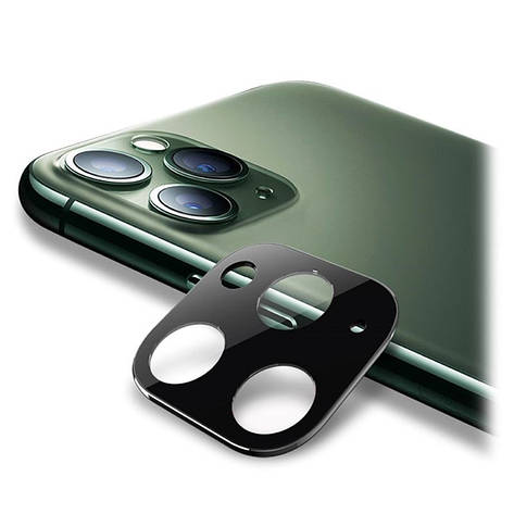 Захисне скло на камеру 3D для iPhone 11 Black, фото 1