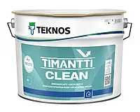 Специальная полуматовая краска Teknos Timantti Clean 9 л