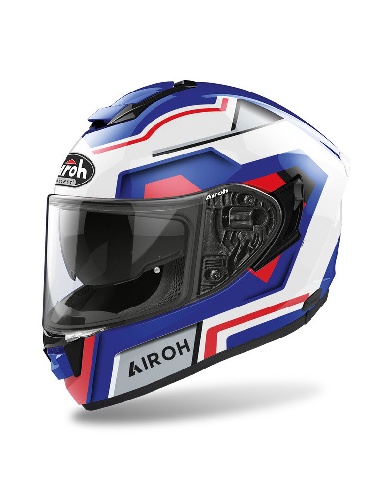 Мотошлем Airoh ST501 Square Blue/White